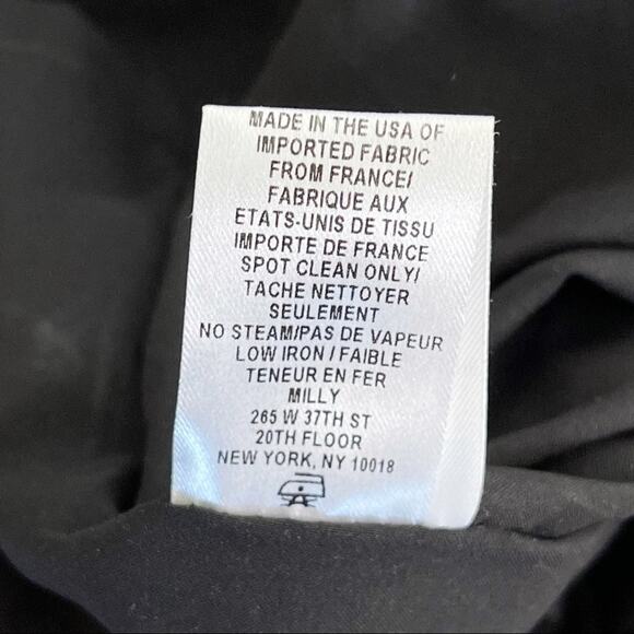 MILLY Size 4 Malhia Striped Aztec Sheath Dress Cocktail Black Neon Pink Yellow - Picture 9 of 10